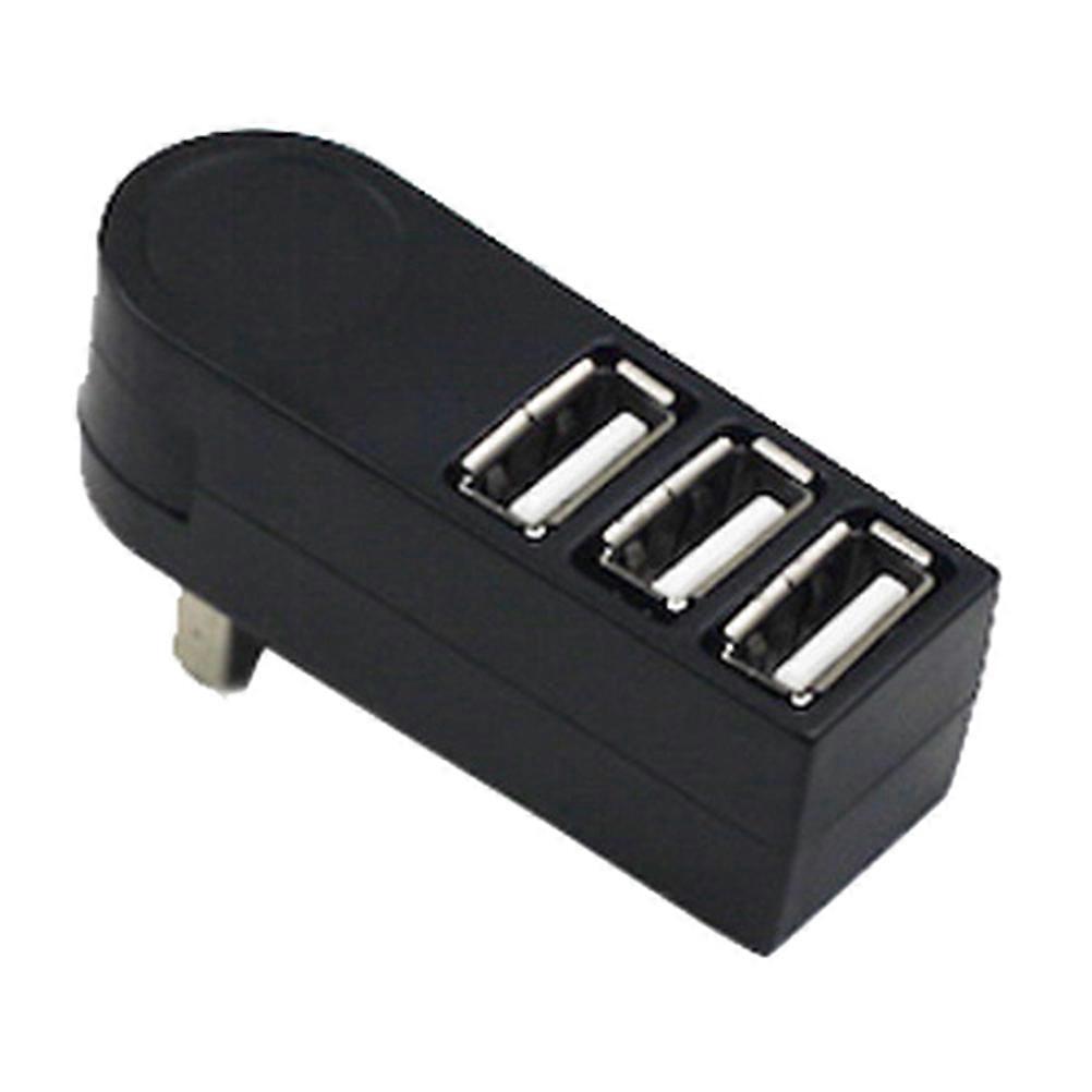 Hub USB 2.0 Compact Portable 3 USB Port Splitter for Connecting Cable 3Pcs