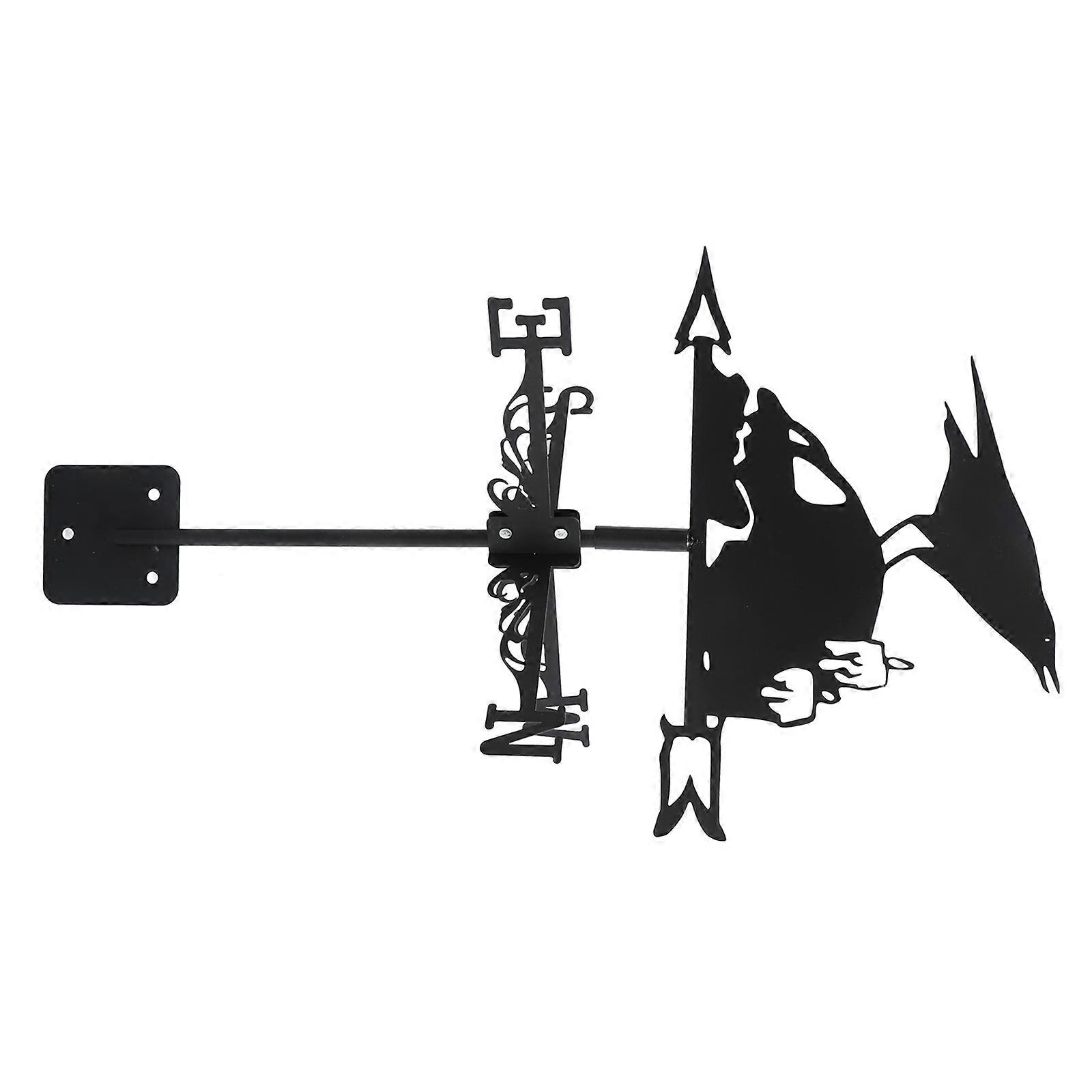 Halloween Wind Direction Indicator Iron Weathervane for