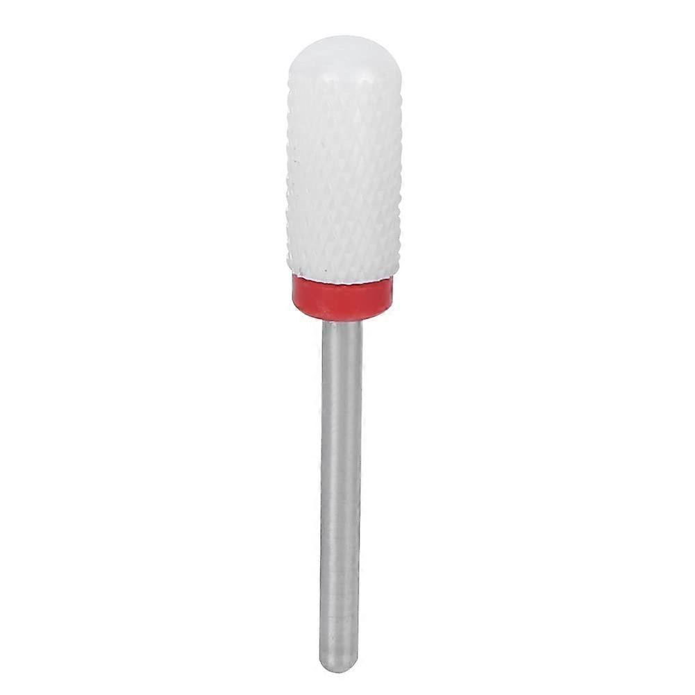 Round Shape Electric Nail Drill Bit Fine Ceramic Grinding Head for SalonQuality Engraving