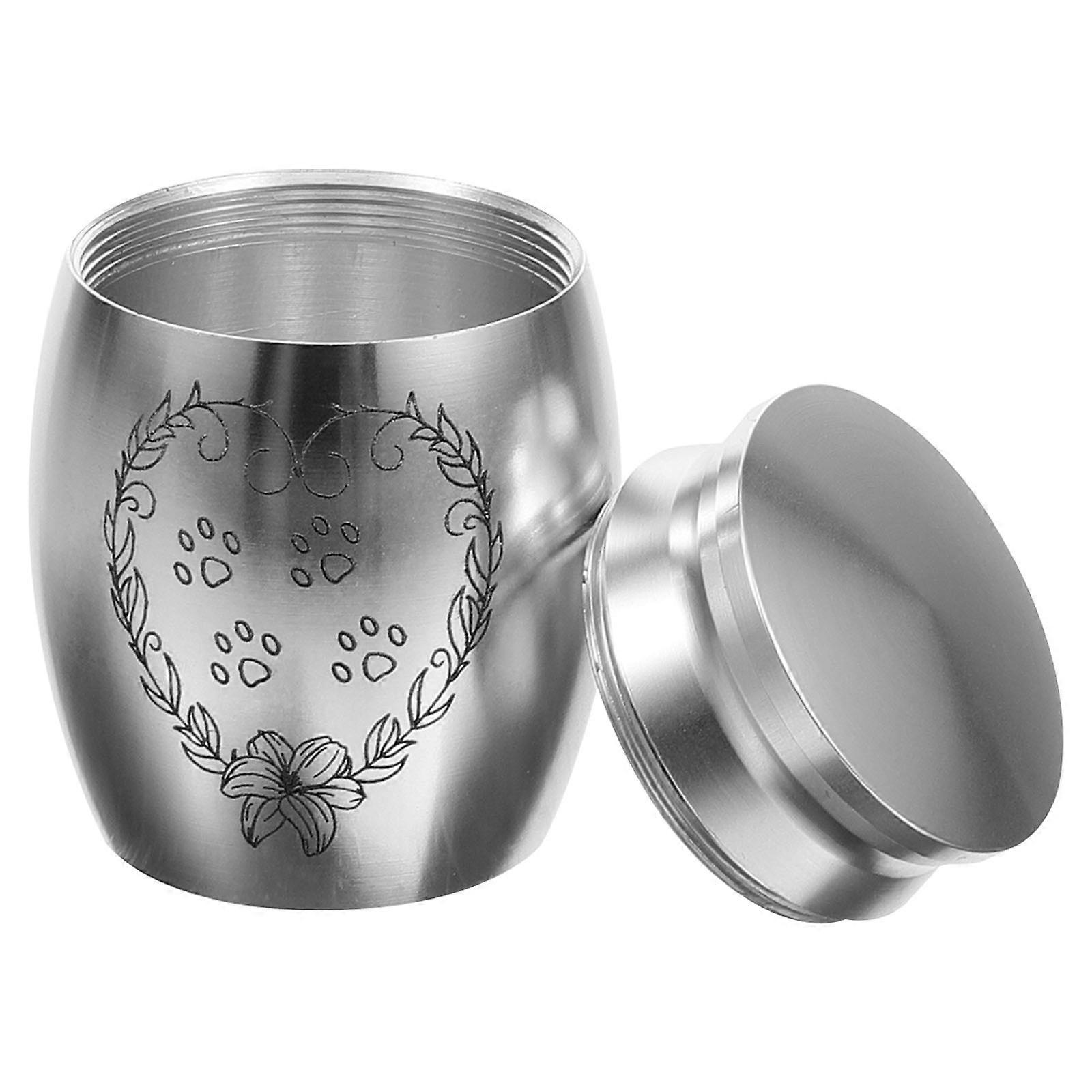 Urns Alloy Urn for Cremated Ashes Small Cat Ashes Keepsake