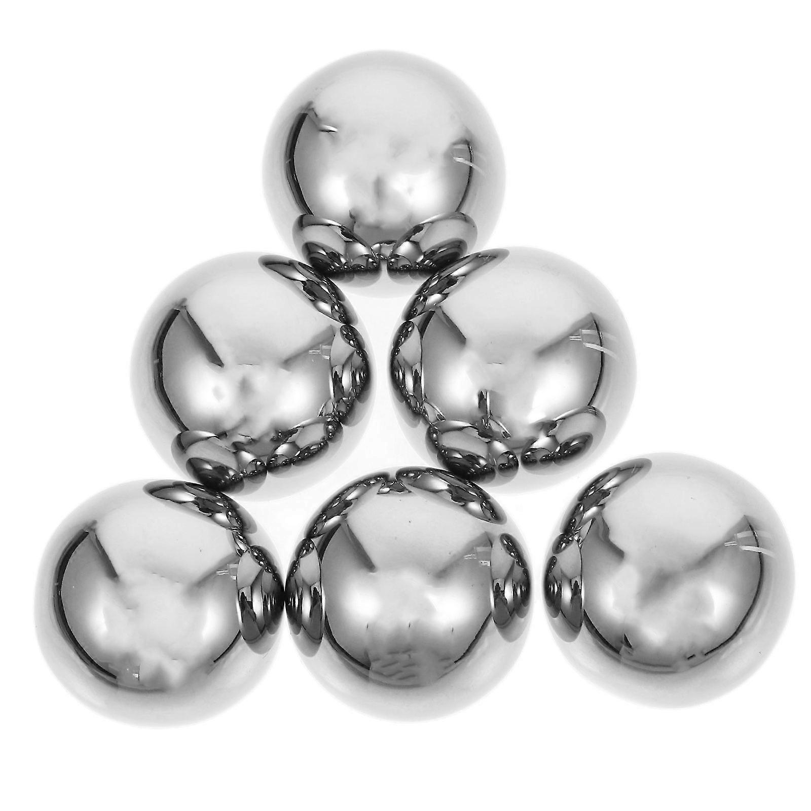 Whiskey Ice Cubes Reusable Metal Ice Cubes for Drinks 1Set Silver