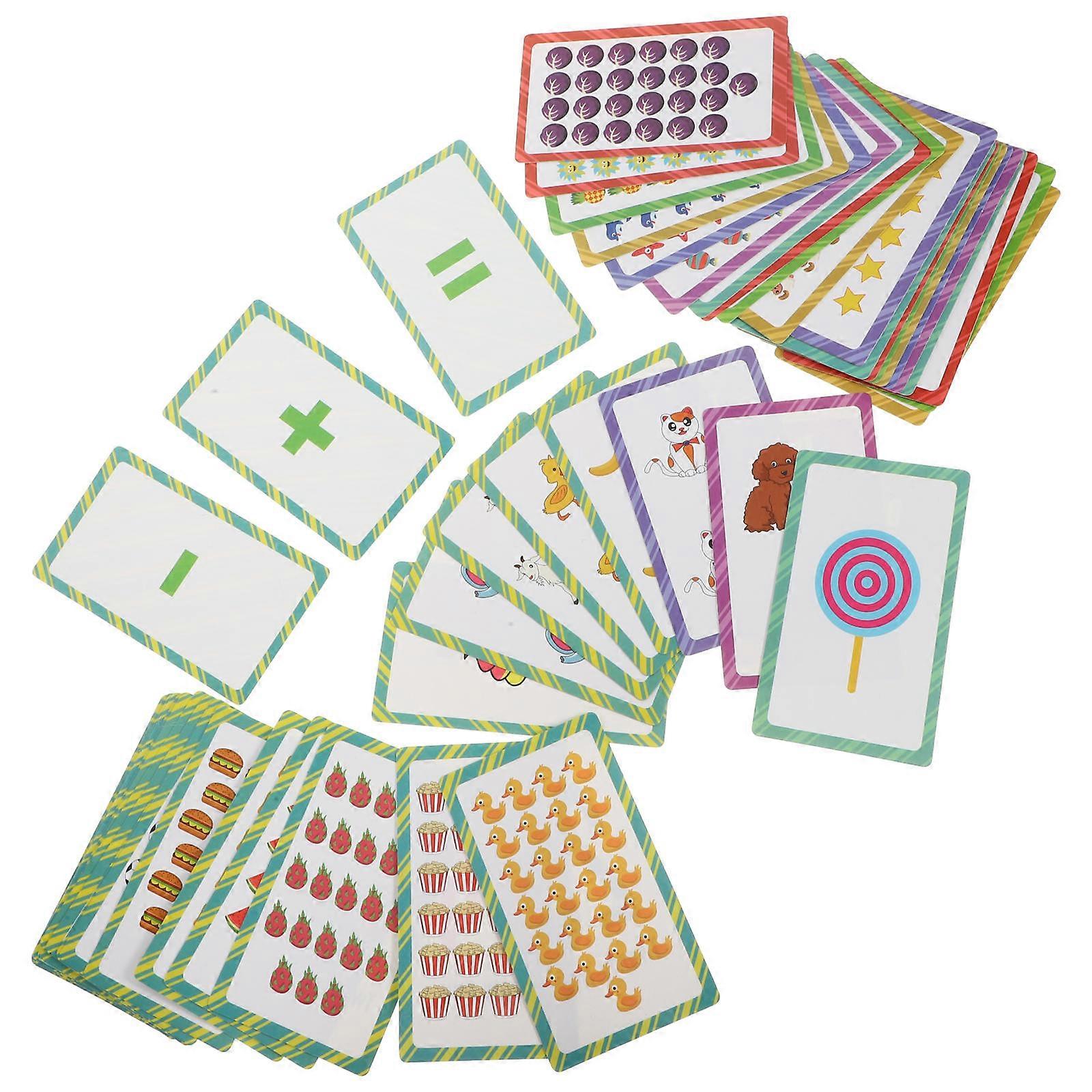 Educational Digital Number Flash Cards for Toddlers Preschool 1Set