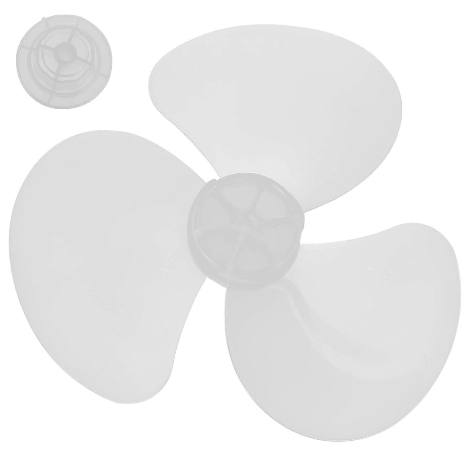 Standing Pedestal Fan Replacement Blades Transparent White Durable Easy Installation