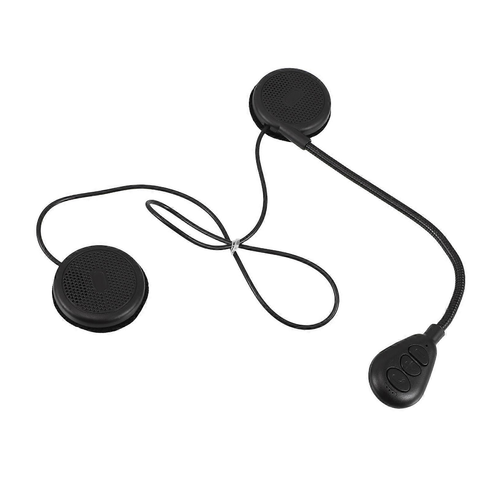 Ultra-Thin Cordless Motorcycle Headset with Built-in Mic for 3Sets