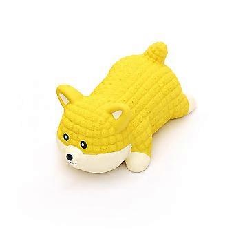 Dog Squeaky Chew Toy for Boredom Relief - Durable Molar Toy for Puppies, Bichon, Corgi & Large Breeds,