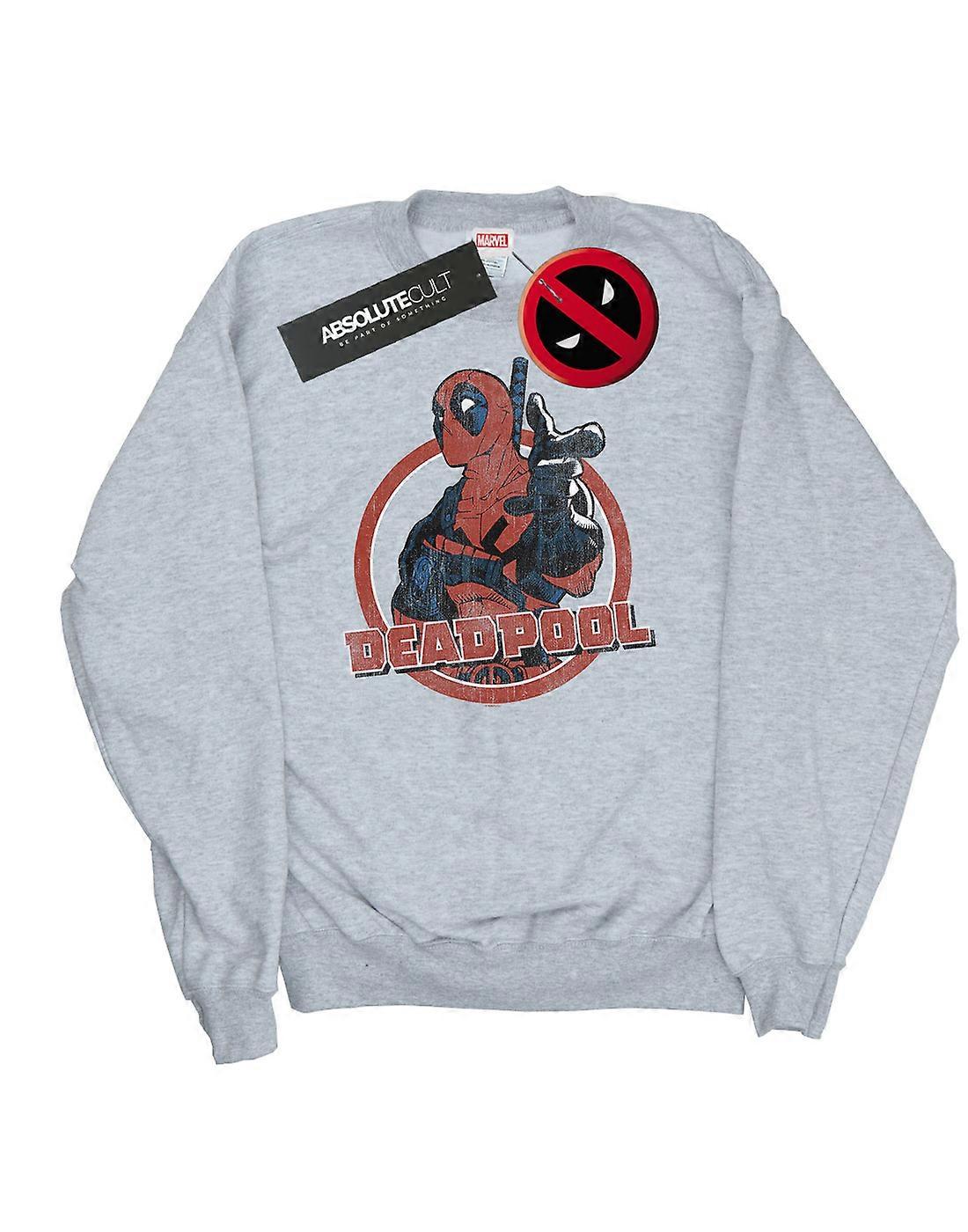 Marvel Deadpool pistola dedo sudadera mujer