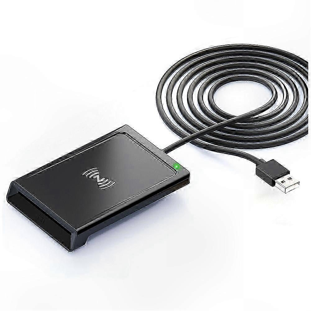 Dual-Interface Smart Card Reader with Contact and NFC Functionality for PC Connection