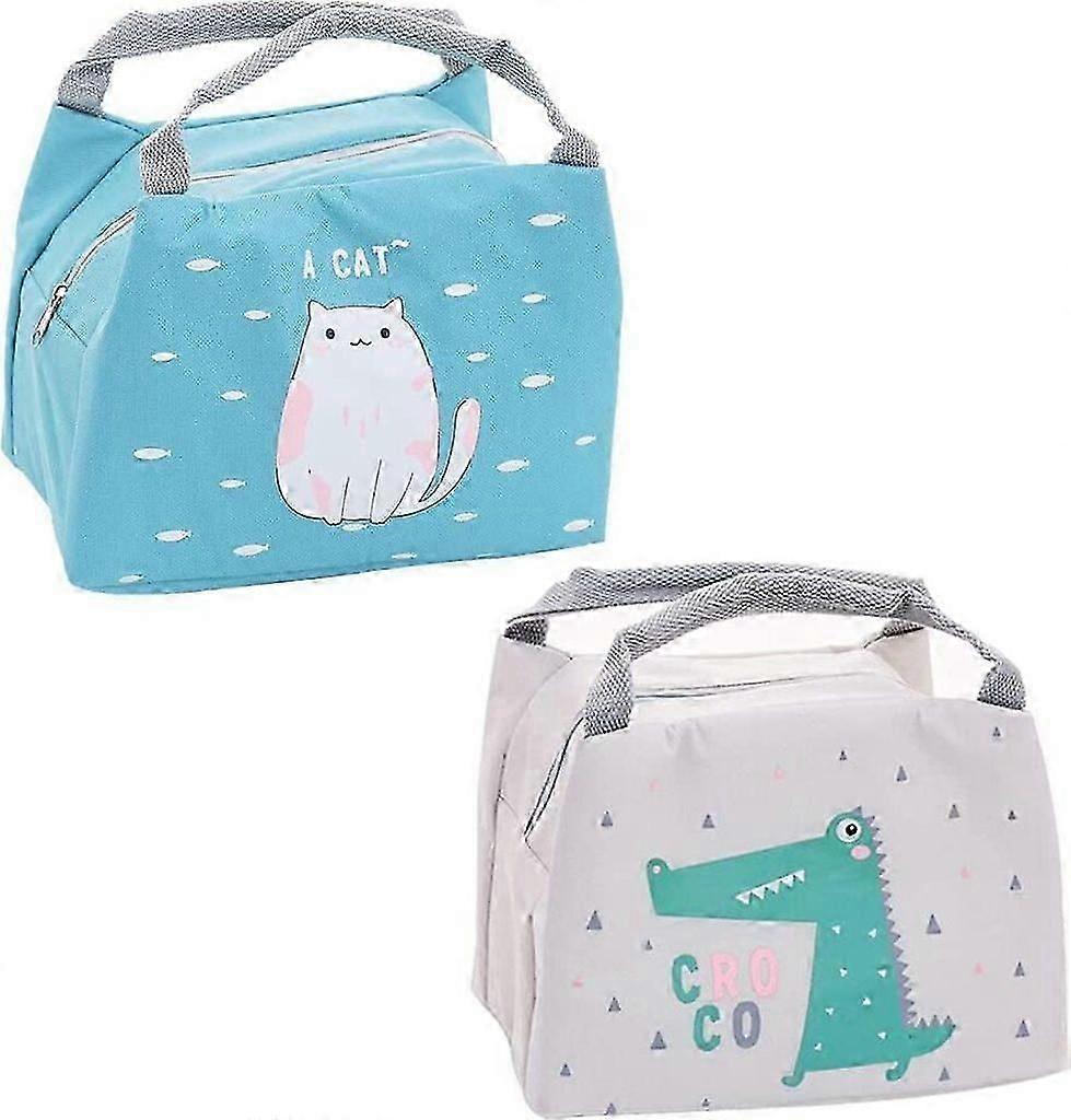 2 pieces in an insulated lunch bag