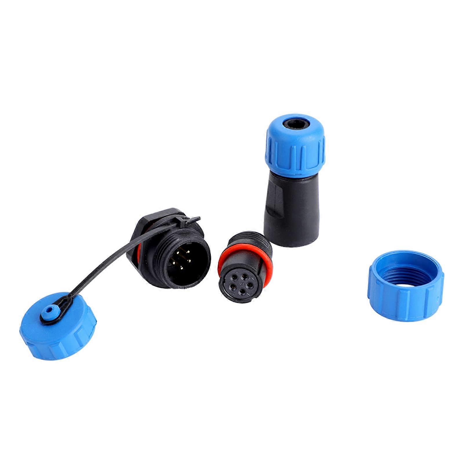 IP68 Waterproof Electrical Connector SP13 2 Pin Plug Socket for Lamps and Lanterns Replacement