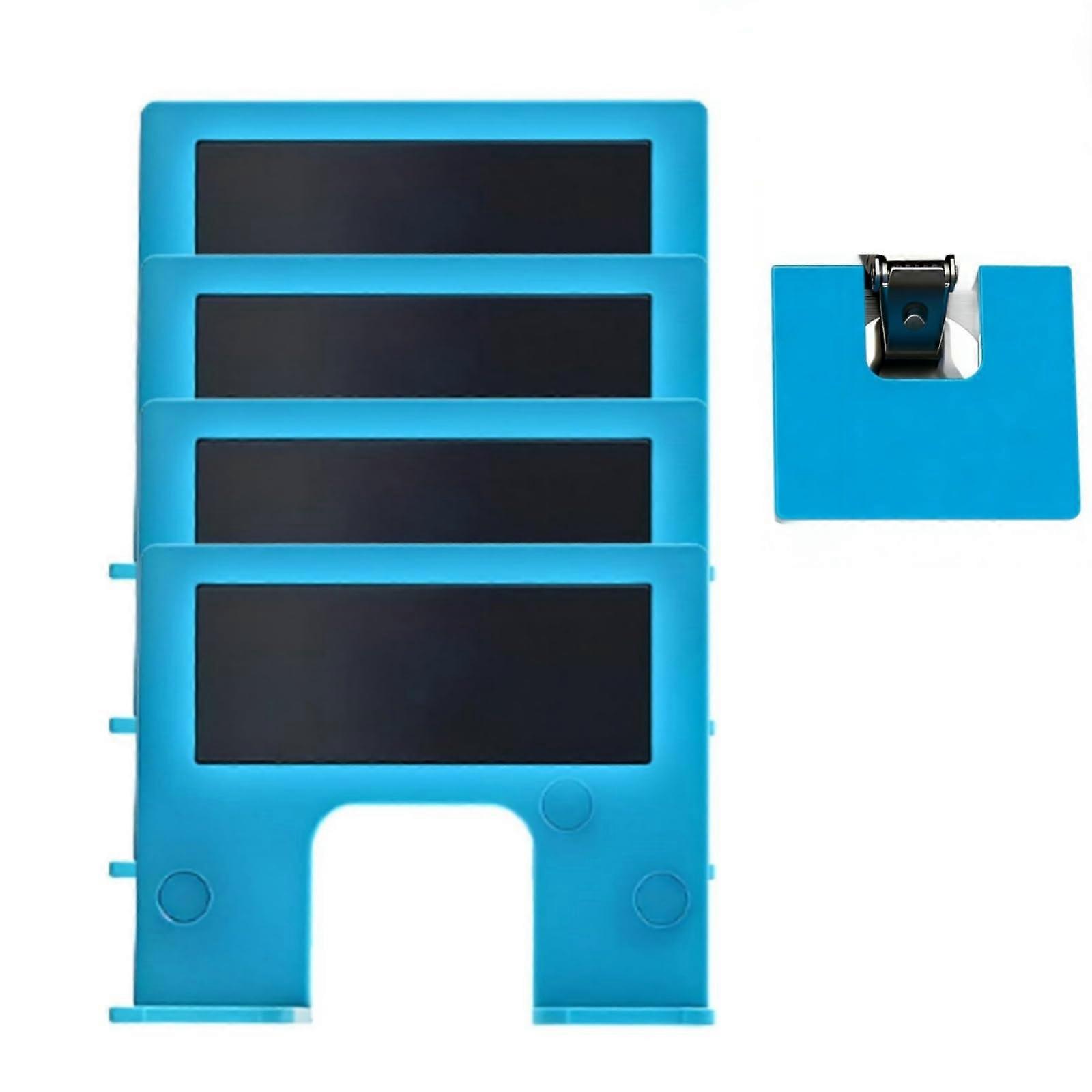 Door Hinge Installation Jig with Magnetic Alignment, Adjustable and Precise Hole Positioning, 4PCS