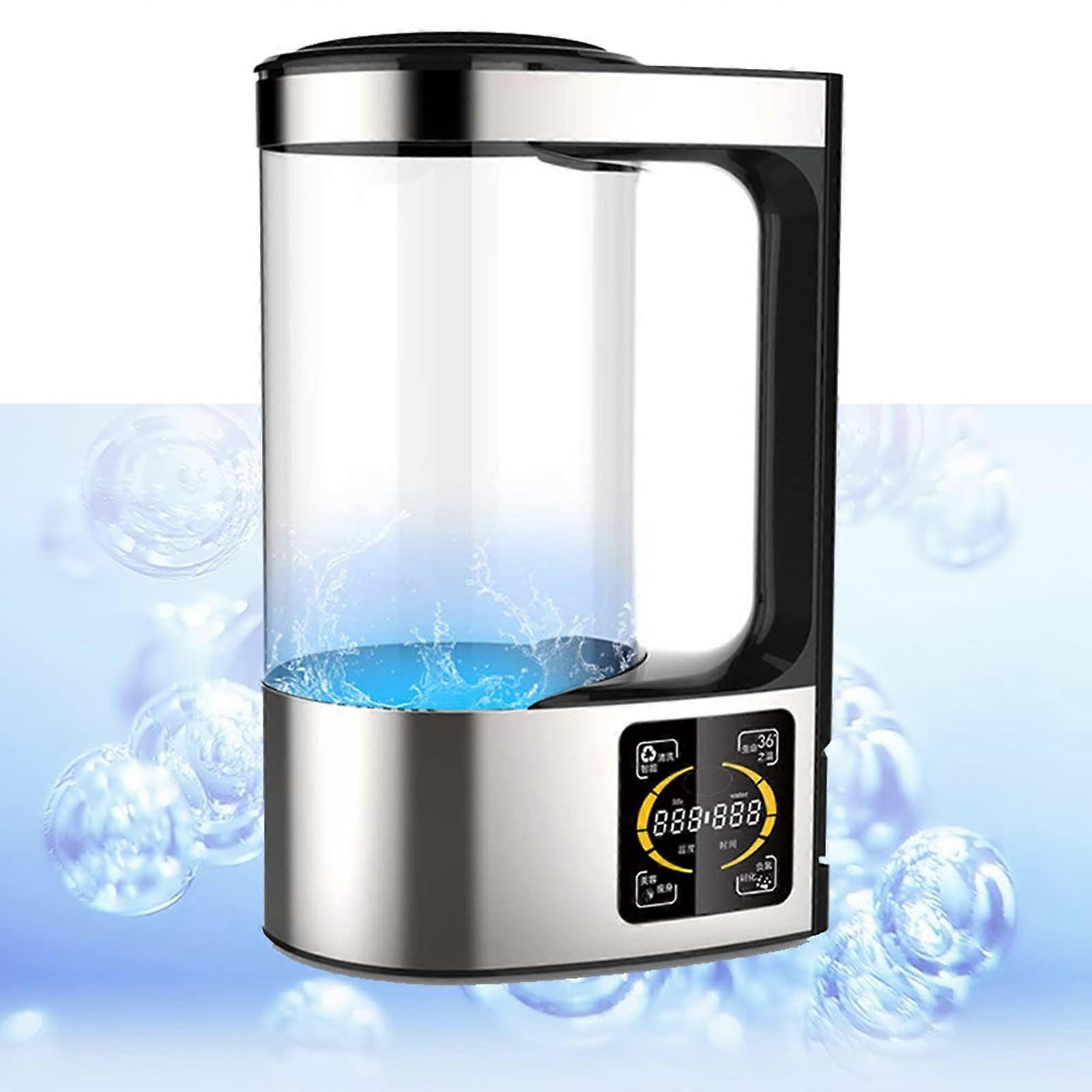 Hydrogen Water Bottle 2L  Hydrogen Concentration with LED Touch PTC Heated SelfCleaning