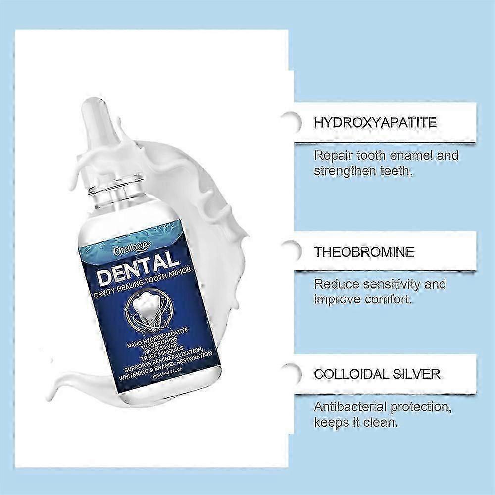 1-3x 60ml Tooth Care Solution Dentite Cavity Tooth Armor