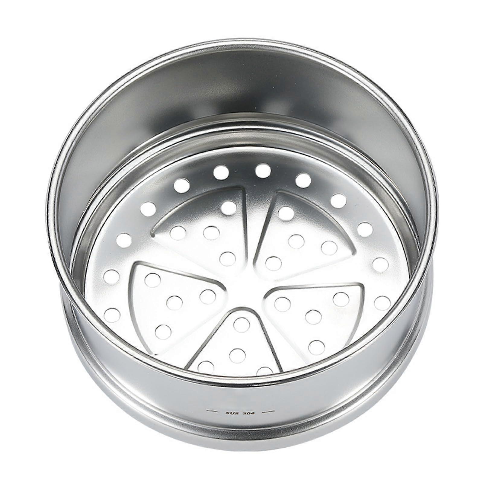 Stainless Steel Steamer Tray Stackable Compact Design for Camping Picnic Easy Clean AntiRust