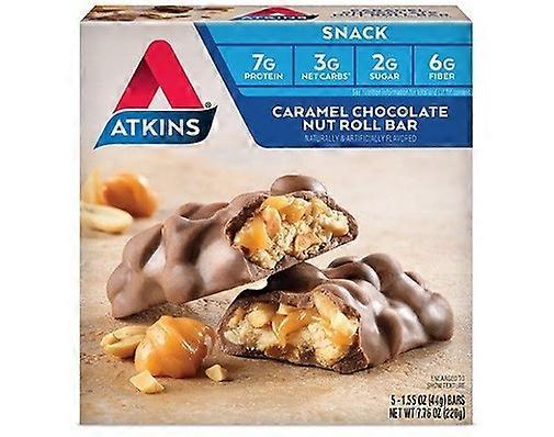 Atkins Snack Bar Caramel Chocolate Nut Roll