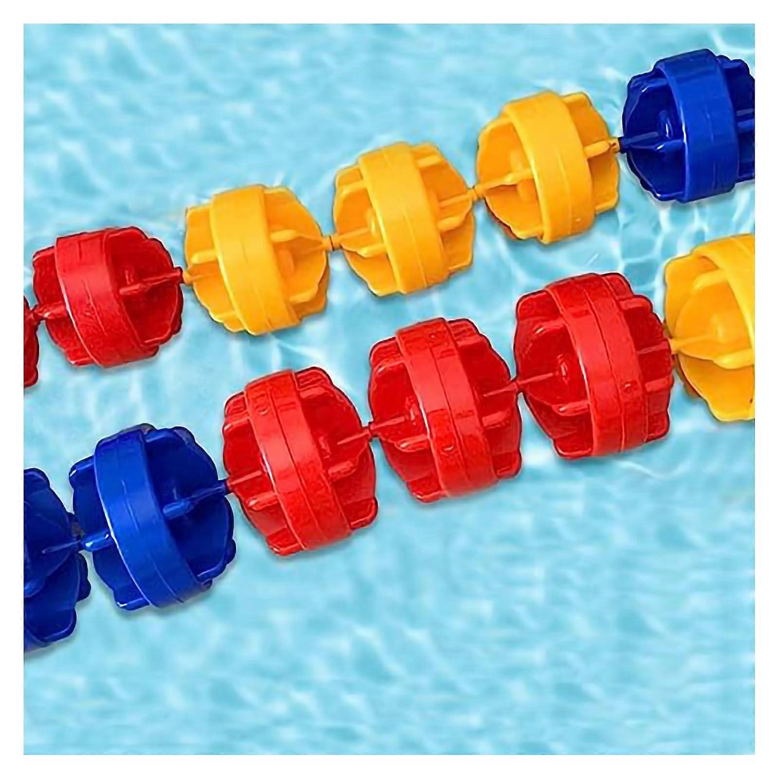 8m Pool Safety Rope with Floats Polypropylene Swimming Pool Divider for Training and Competitions