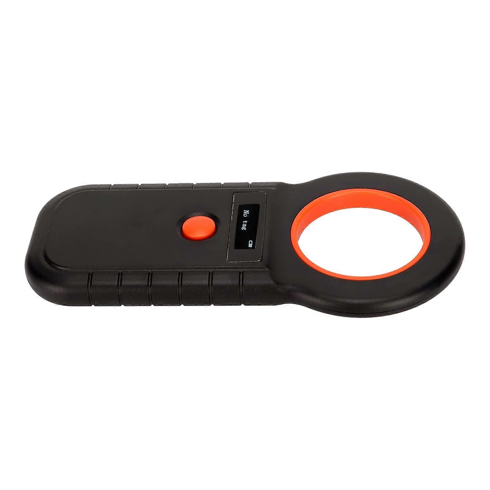 Pet Microchip Scanner RFID Reader with Instant Scan Low Power Alert for Pet Identification Black