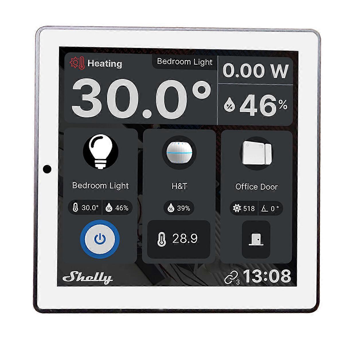 Control panel Shelly WALL DISPLAY(WH)+BLUE HT(IVO)