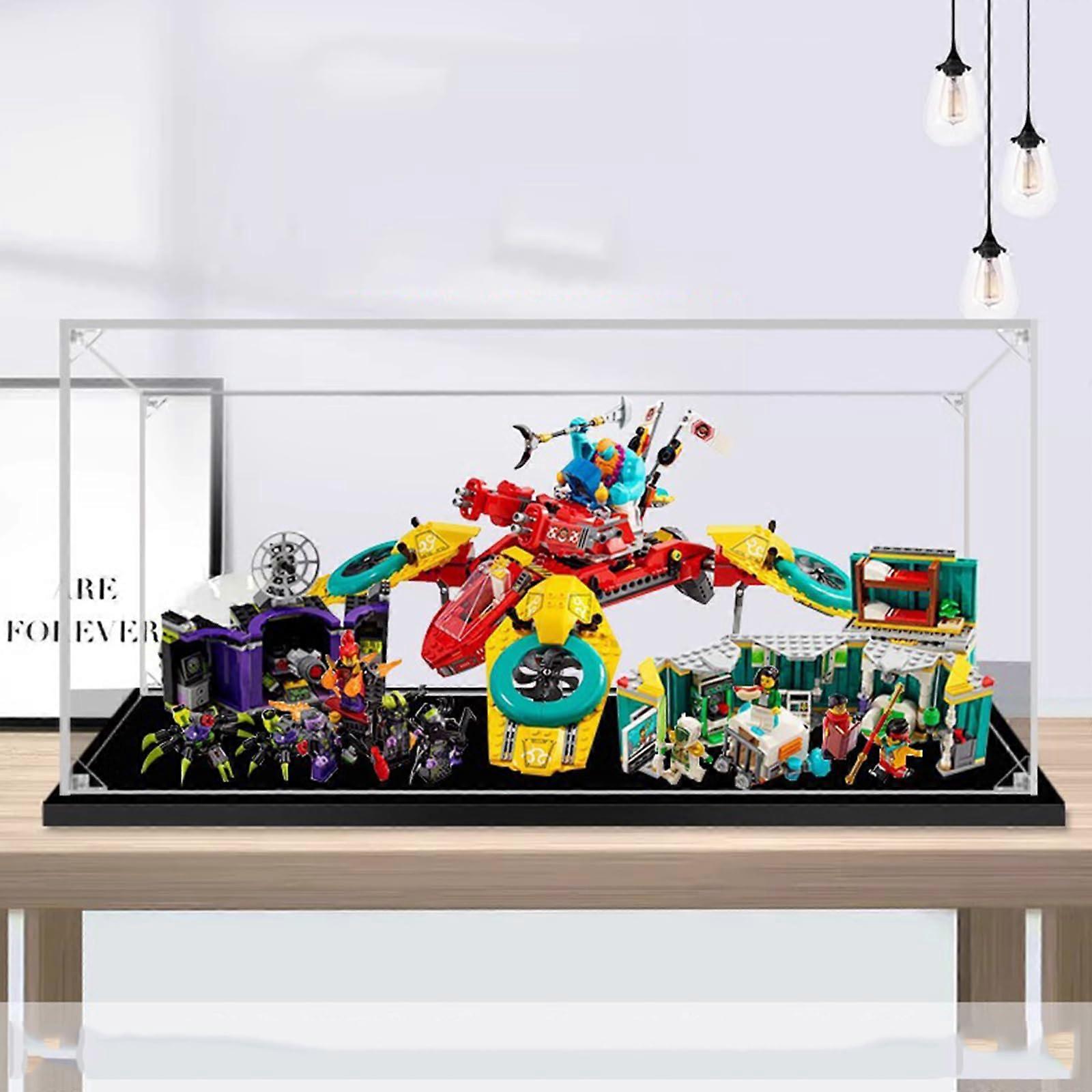 Acrylic Display Case for  80023 Squadron Aircraft, Dustproof Clear Box with Stable Base 2mm