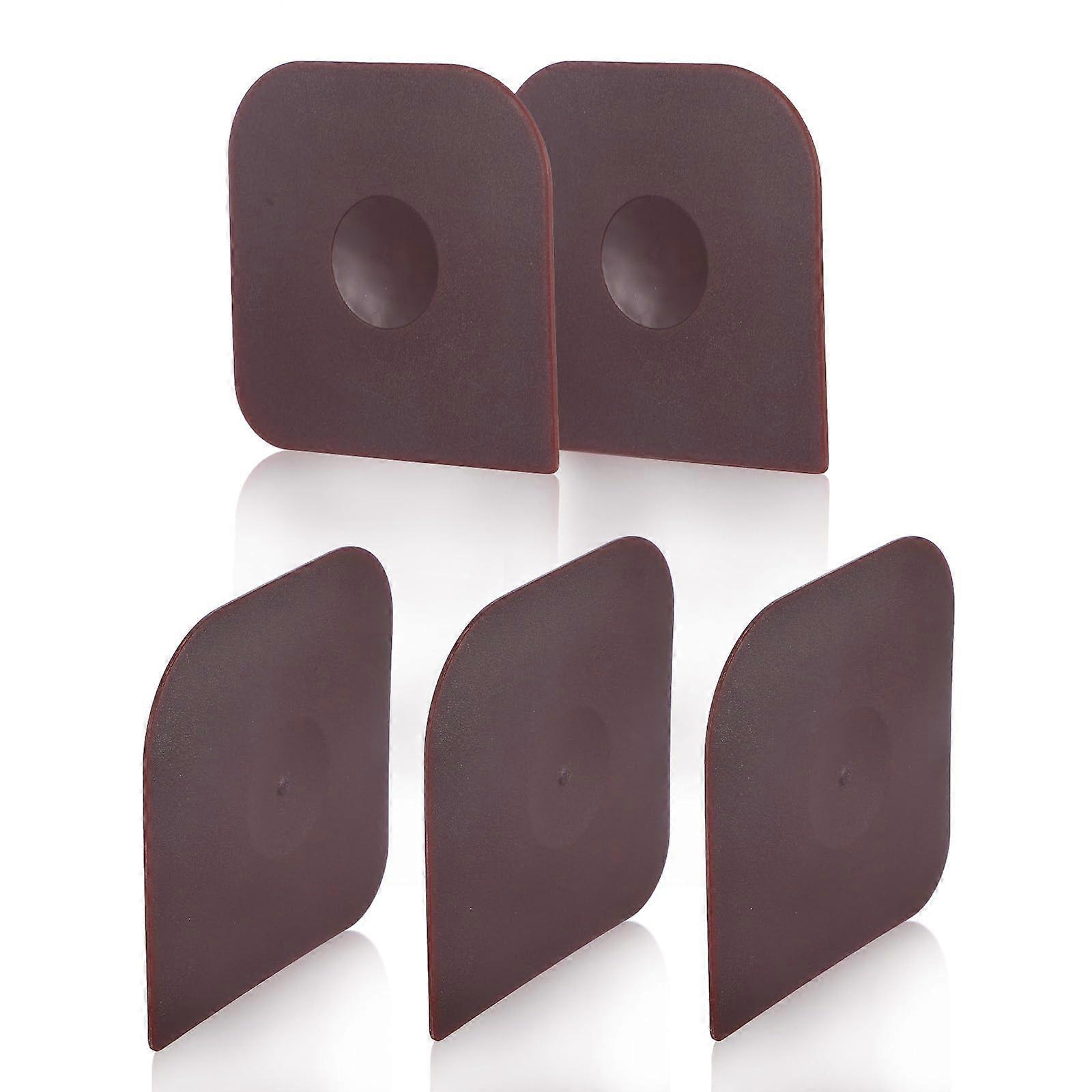 Pan Scraper Set, NonScratch MultiEdge Plastic Tools for Pots and Pans, Durable Kitchen Cleaning