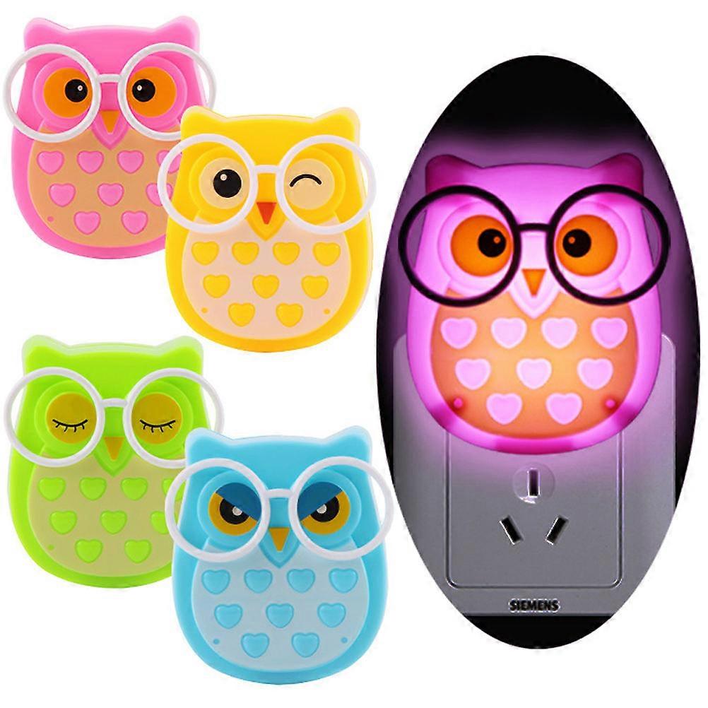 Owl-Shaped Light Sensor Night Light for Illuminating with