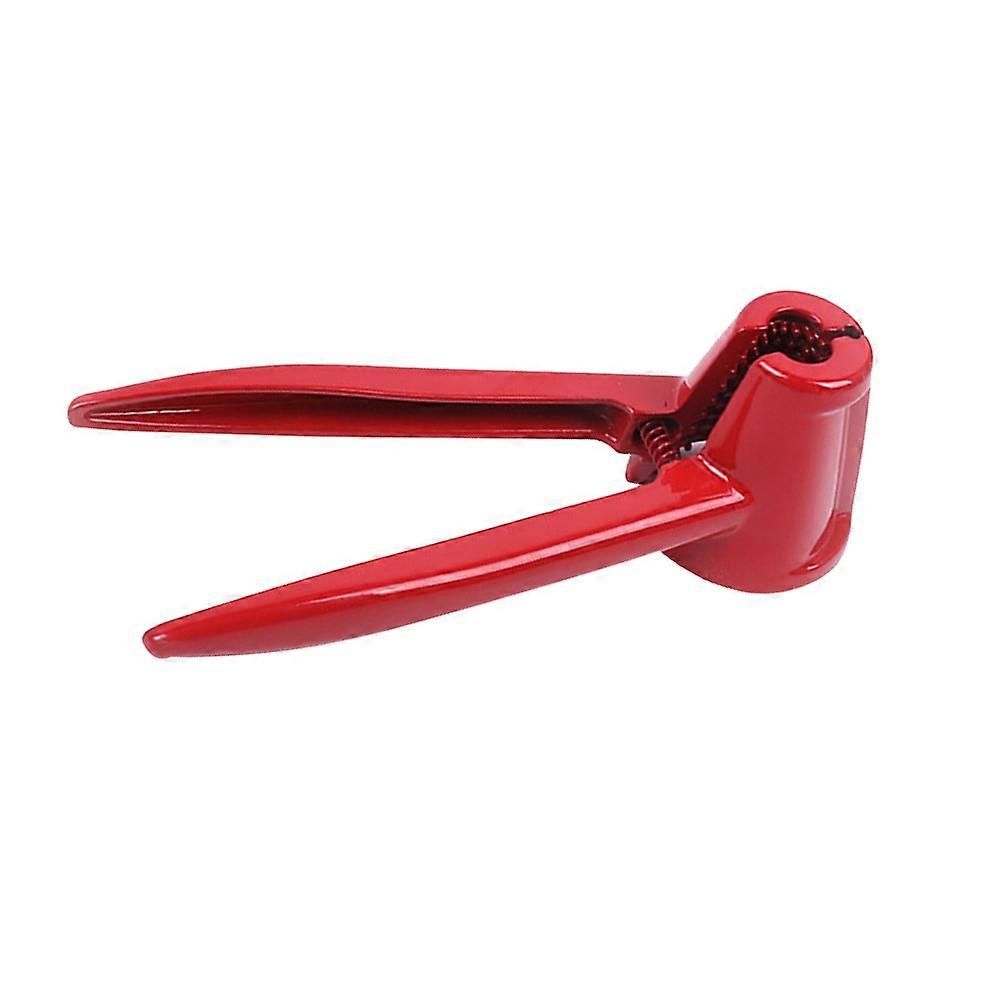 Aluminum Alloy Nut Cracker Walnut Cracker for Kitchen 1Pcs Red
