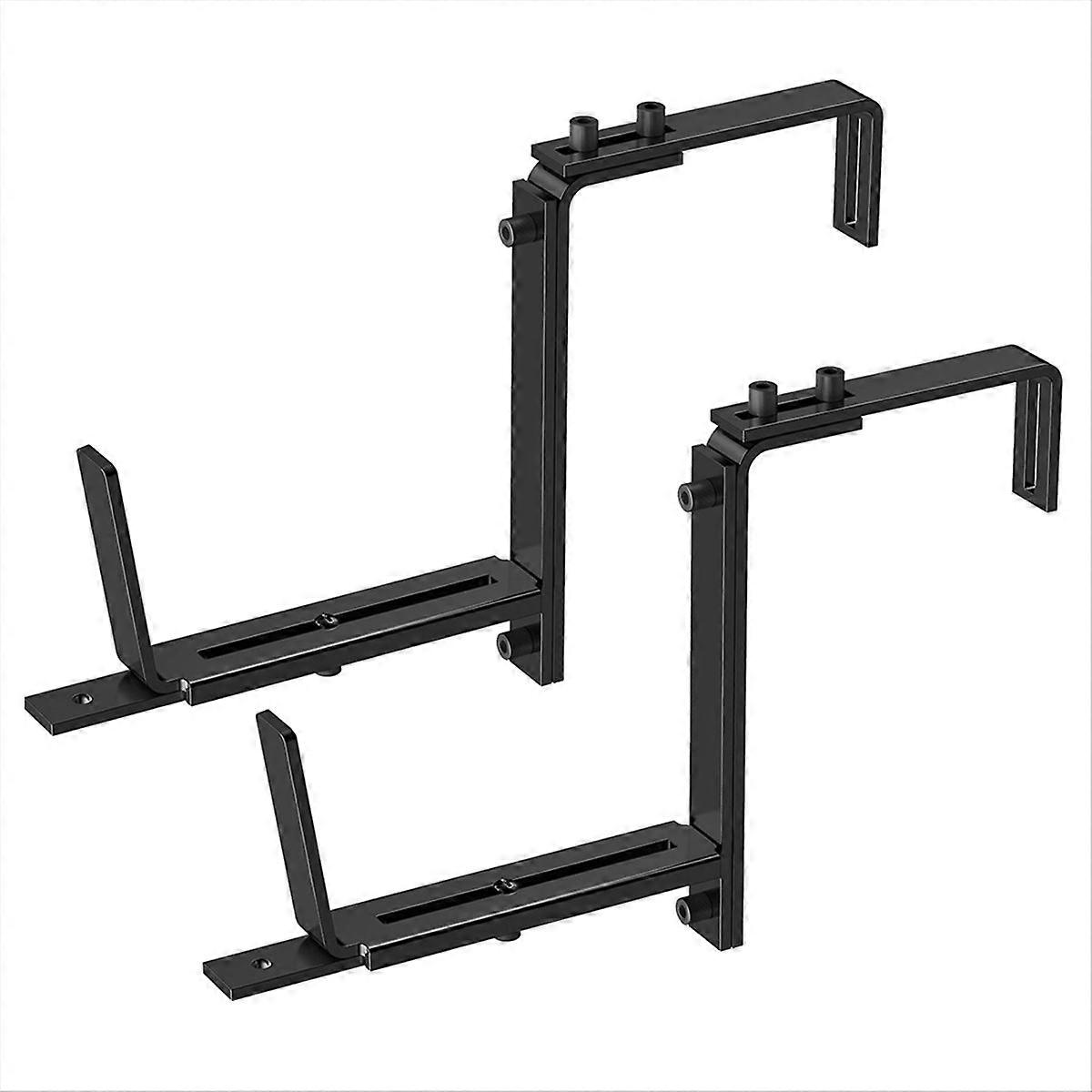 2PCS Adjustable Planter Box Bracket (6 to 12.5 Inches)