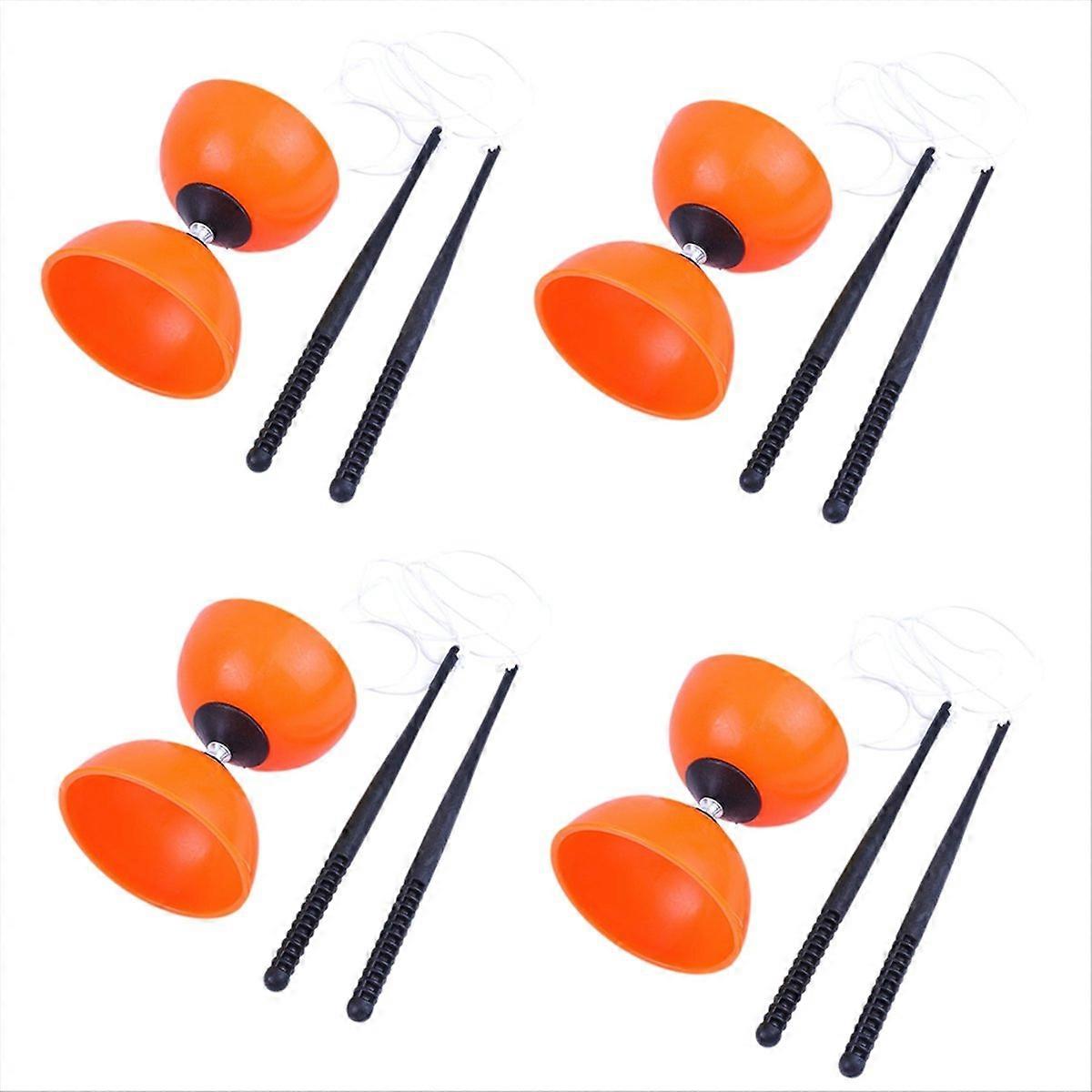 Sensory Training Equipment, Double-Headed Diabolo, orange