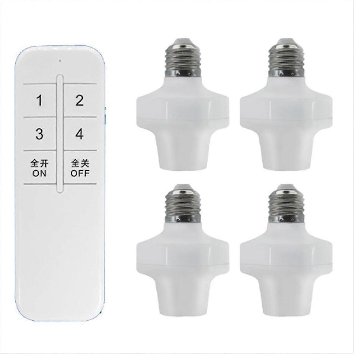 E27 Wireless Remote Control Light Lamp Holder Smart Bulb Adapter
