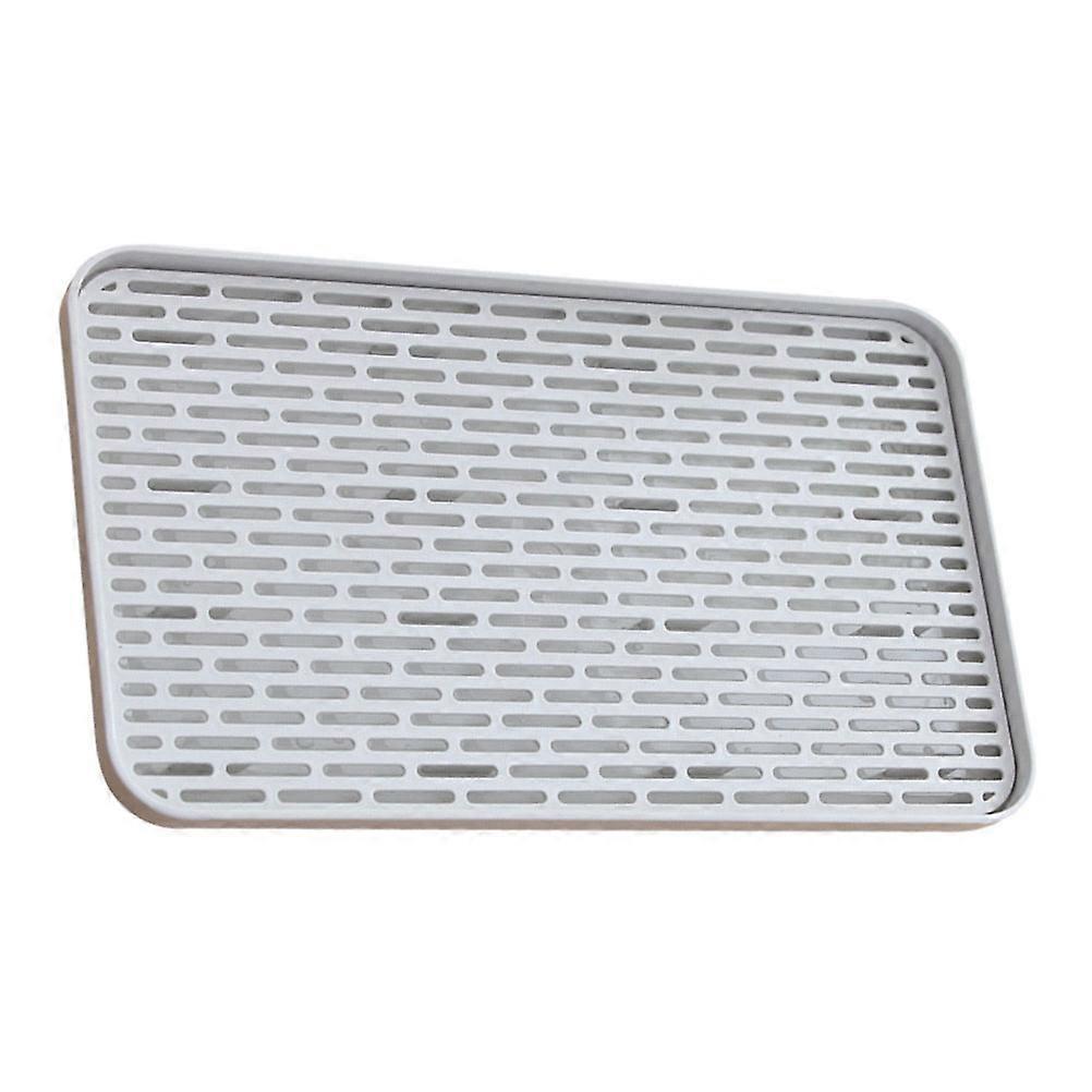 Drain Tray Double Layers Drain Tray for Kitchen Use 1Pcs White
