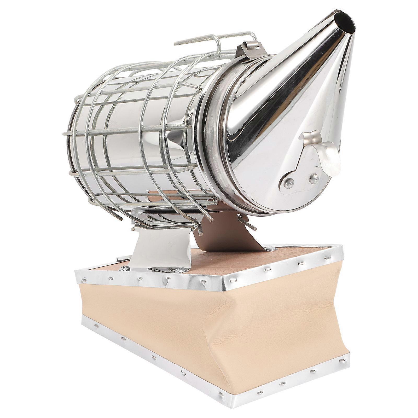 Bee Smoker Stainless Steel Beekeeping Tool for Smoking Practical Silver