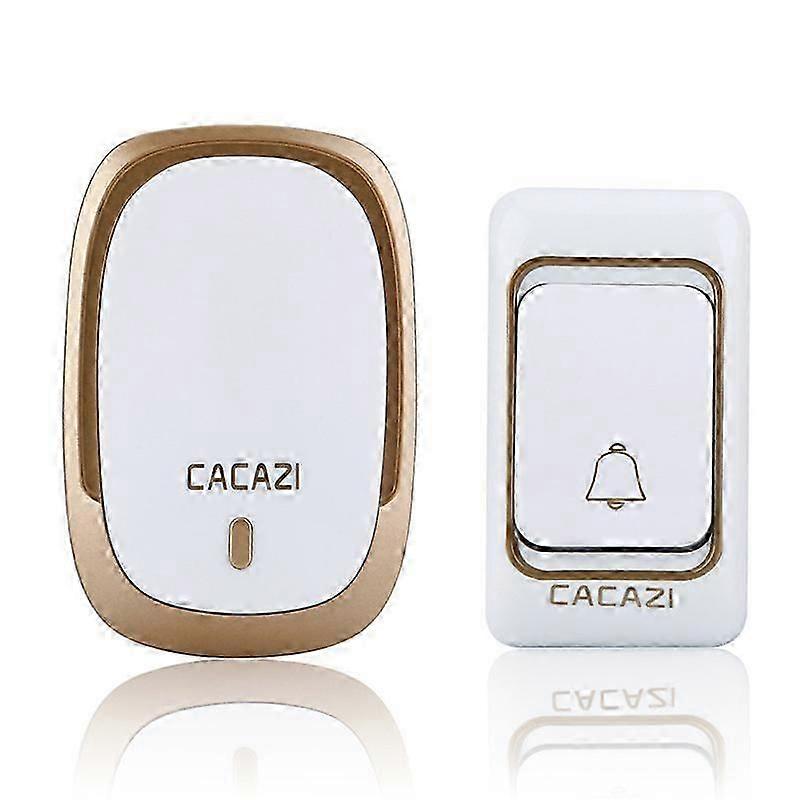 DC Full Battery Unplugged Wireless Ding Dong Doorbell with One Drag One Function