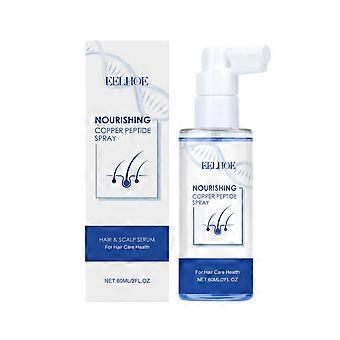 Blauwe koperpeptide haarspray voedt het haar, maakt het glad, glanzend en hydraterend. Haarspray van 60 ml.