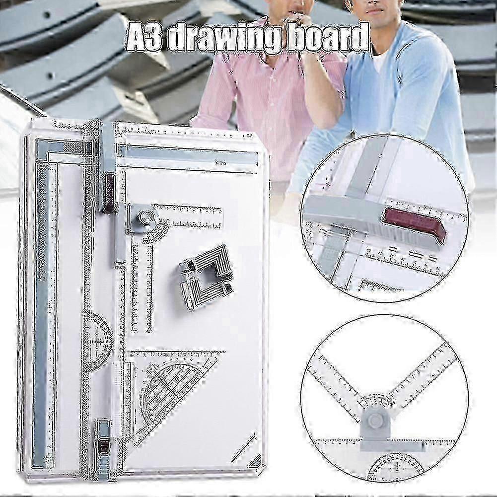 A3 Plastic Drafting Table with Parallel Motion & Angle Measuring System