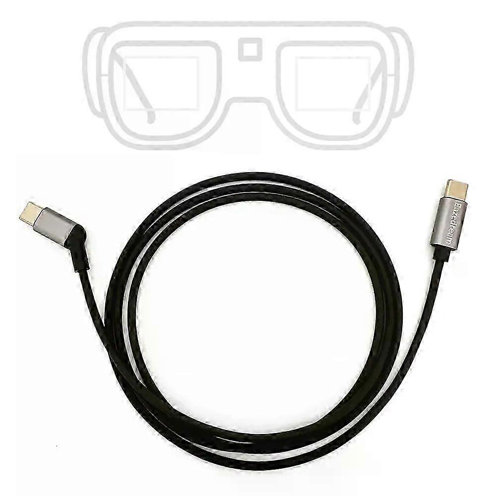 C-C AR-Brillen USB-C Lade- und Datenkabel kompatibel mit Xreal One Pro, Air2, Viture One Lite, Rokid Max 2, Rayneo Air 3, 2s, Nreal Glass Typ-C