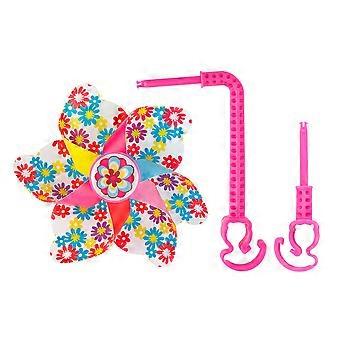 Kids Bike Pinwheel Handlebar Flower for Bike Decorations 1Set PVC Material