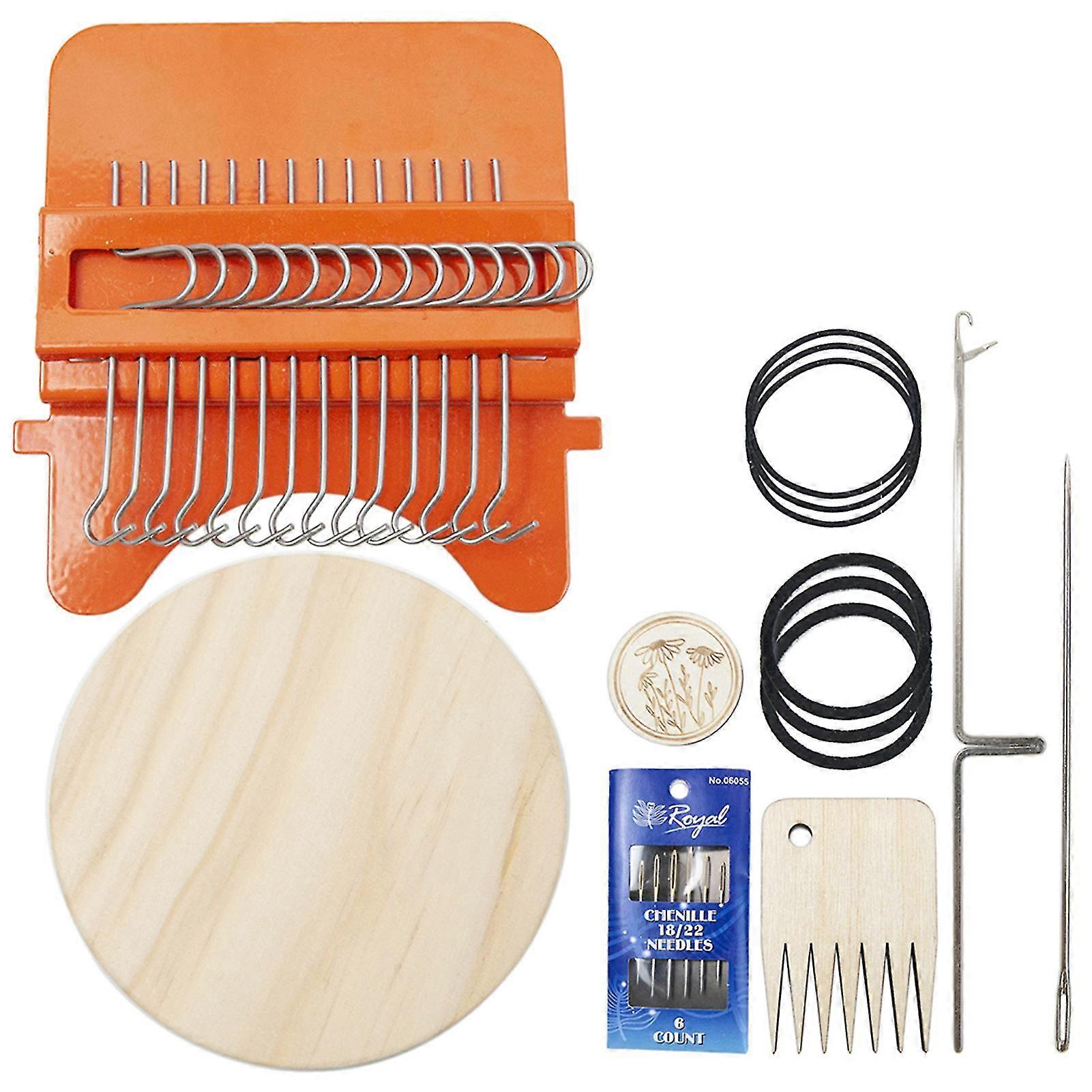 Small Knitting Machine Set Box knitting machine Mini Weaving Tool for DIY-nbh