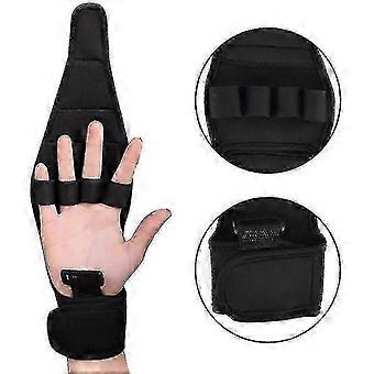 Finger Splint Brace for Stroke Hemiplegia, Hand Training Gloves with Adjustable Tightness, Anti-Slip Wrist Support for B