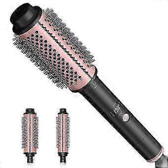 Heat Brush, Ionic Heated Round Brush for Voluminous Hairstyles, Ceramic Ion Technology Reduces Hair , Fast Heating f SZRH AX