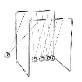 Newton Swing Ball Adornment Square Swing Ball Desktop Adornment Dynamics Experiment Tool Home Decor für Schulhaus (M-Größe)