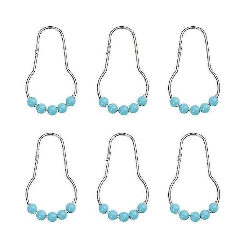 12pcs Storage Hooks, Curtain Hook Rings