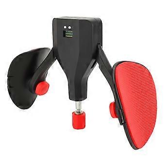 Thigh Trainer 35KG Resistance Adjustable Pelvic Floor Trainer Exercise Equipment with Counting Display for Men Women Black