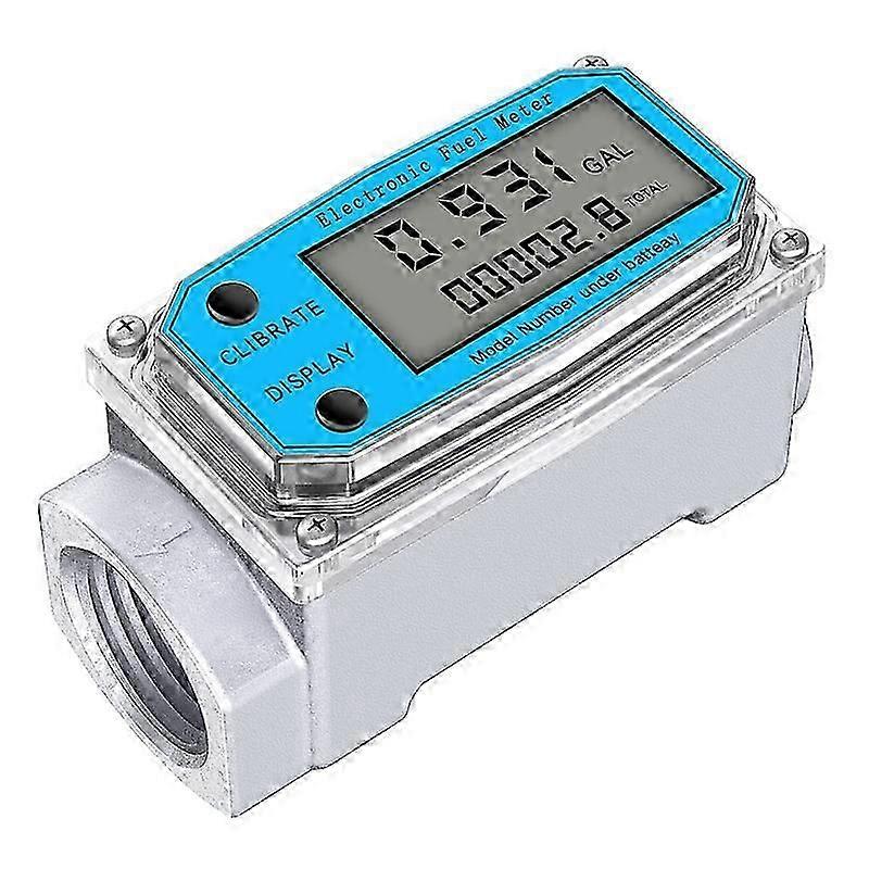 Digital Turbine Water Flow Meter Digital LCD Display