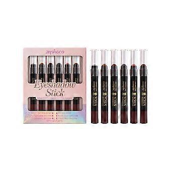 Zephoco Smooth Pearlescent Eyeshadow Stick, wunderschöne Textur, seidige Farbe, natürliches Tages-Lidschatten-Set in verschiedenen Farben
