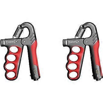 Pack Grip Strength Trainer 11-220 lbs håndgrebsforstærker til voksne kvinder muskel recovery fitness rød