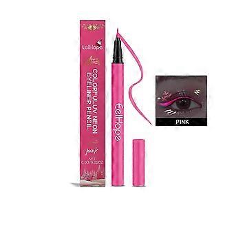 8-farbiger Neon UV Liquid Eyeliner (pink) - schnell trocknendes, langanhaltendes, wischfestes Augen-Make-up für Halloween & Partys
