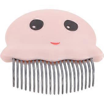 Pet Comb Cat Hair Removal Comb for Salon Use Practical Pink ABS