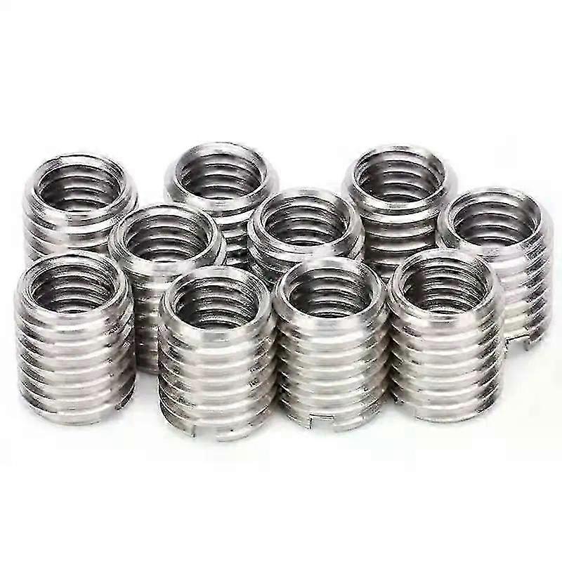 10Pcs Insert Nut Thread Repair Sleeve Threaded Bushing Screw Reducing Conversion Tools