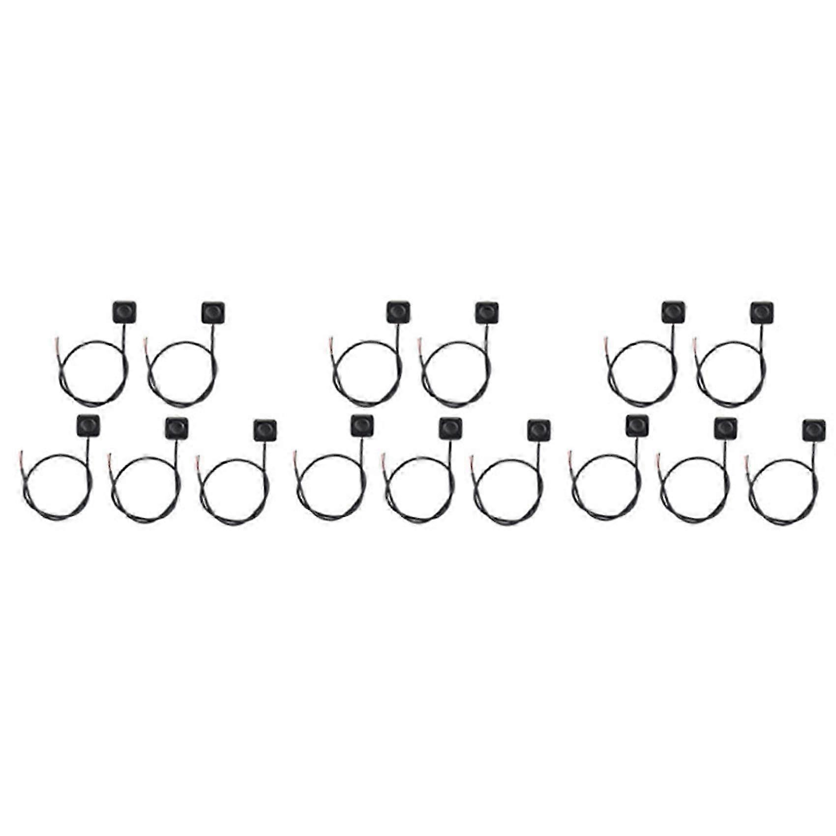 15Pcs Momentary Switch Momentary Push Button on Off Switch 12V 24V Surface Mount Mini Button Switch