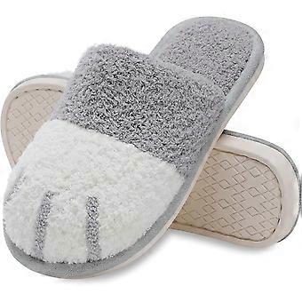 Leuke dierlijke pantoffels vrouwen zachte pluche kat poot pantoffels met comfortabele traagschuim Slip-on Indoor Outdoor Slippers creatieve geschenken voor vrouwen mannen