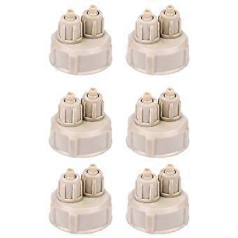 12 tapones para botellas de CO2 para acuario, generador de CO2 para acuario, difusor de aire para plantas, herramienta generadora, reactor de dióxido de carbono.